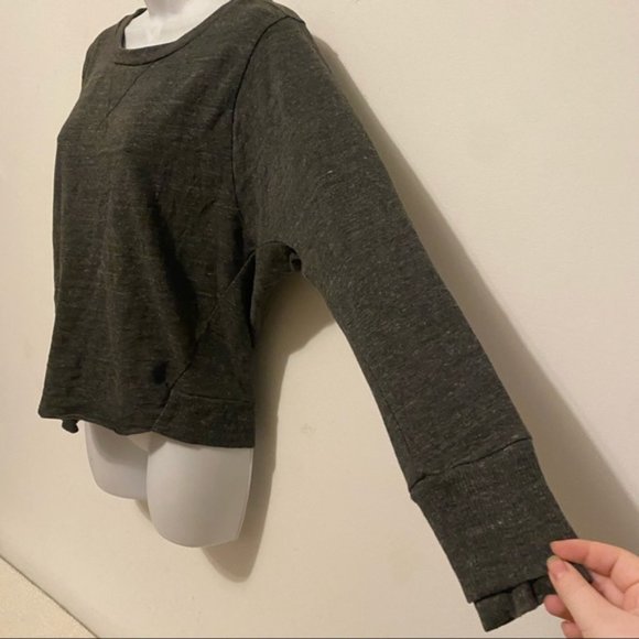 AG Adriano Goldschmied Heater Grey Crewneck Pullover Size Small - Picture 3 of 9